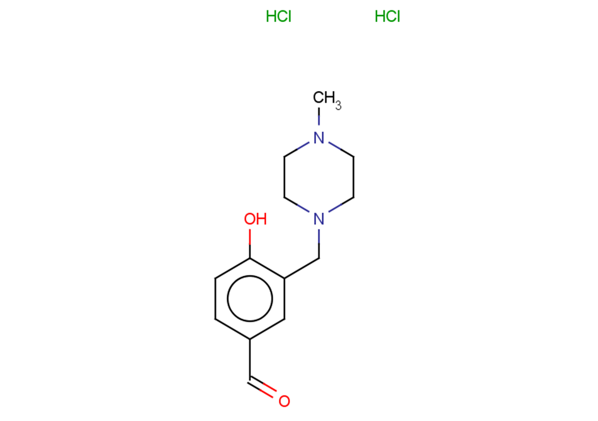 4-hydroxy-3-[(4-methylpiperazin-1-yl)methyl]benzaldehyde dihydrochloride