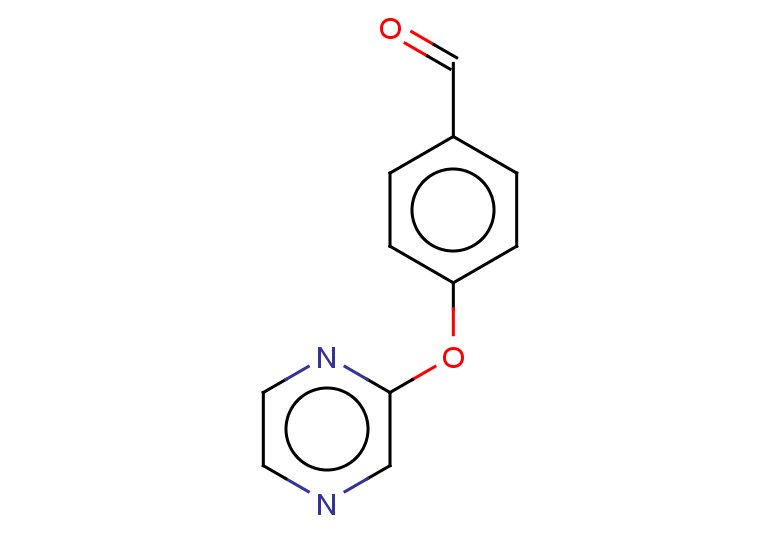 4-(pyrazin-2-yloxy)benzaldehyde
