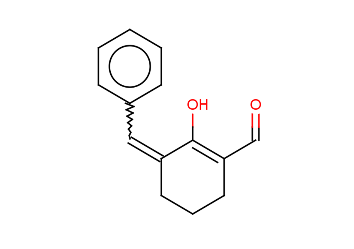 2-hydroxy-3-(phenylmethylidene)cyclohex-1-ene-1-carbaldehyde