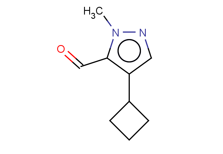 4-cyclobutyl-1-methyl-1H-pyrazole-5-carbaldehyde
