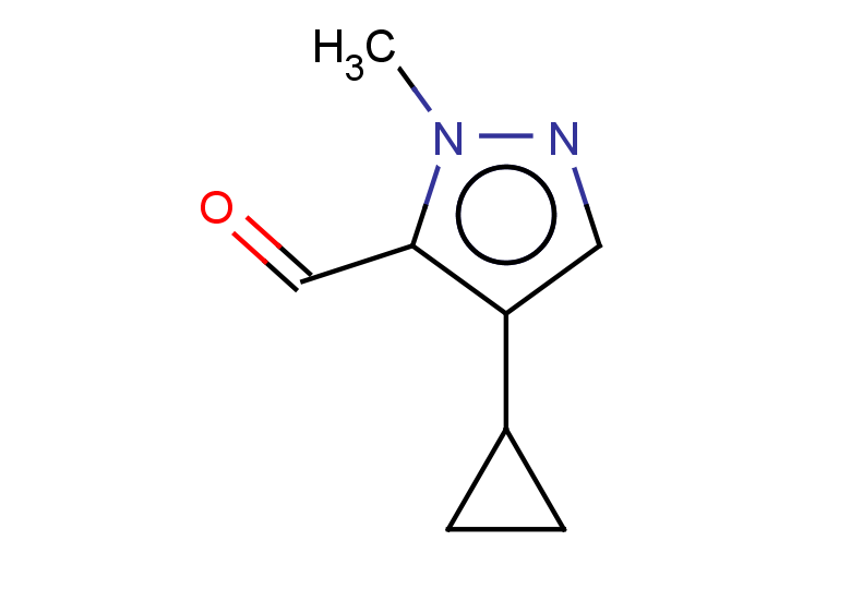 4-cyclopropyl-1-methyl-1H-pyrazole-5-carbaldehyde