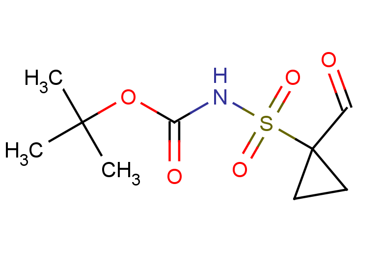 tert-butyl N-[(1-formylcyclopropyl)sulfonyl]carbamate
