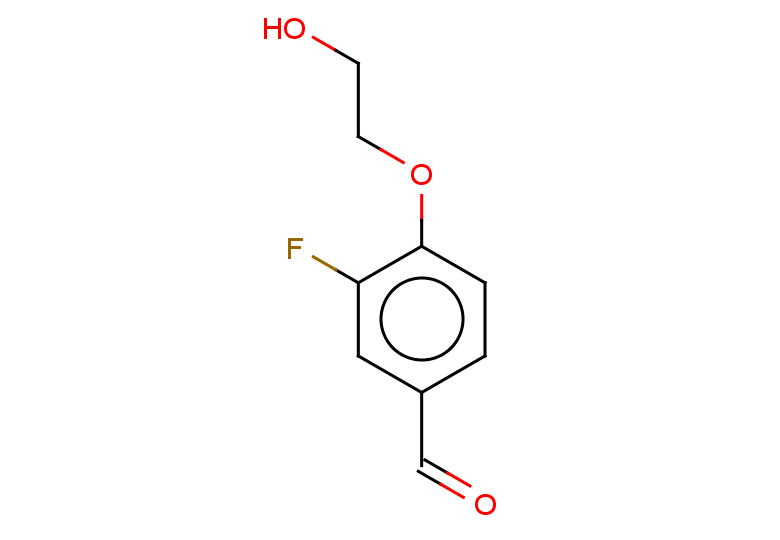 3-fluoro-4-(2-hydroxyethoxy)benzaldehyde
