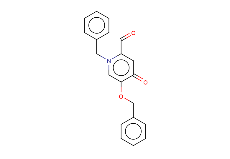 1-benzyl-5-(benzyloxy)-4-oxo-1,4-dihydropyridine-2-carbaldehyde