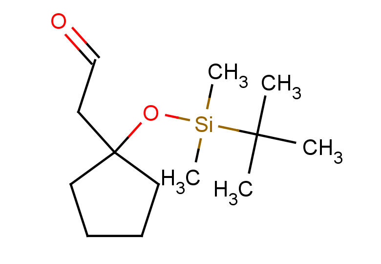 2-{1-[(tert-butyldimethylsilyl)oxy]cyclopentyl}acetaldehyde
