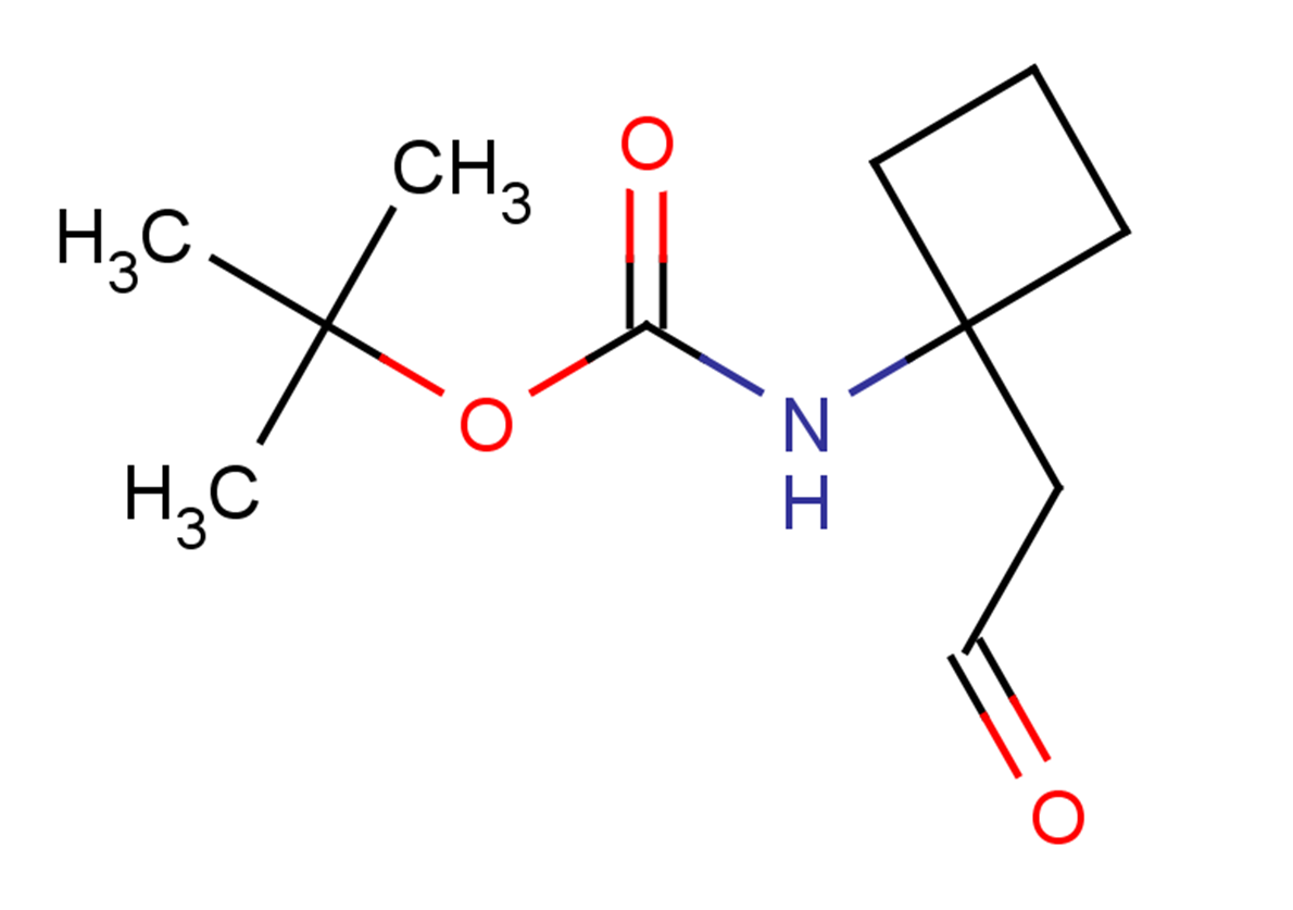 tert-butyl N-[1-(2-oxoethyl)cyclobutyl]carbamate