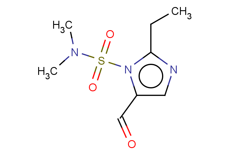 2-ethyl-5-formyl-N,N-dimethyl-1H-imidazole-1-sulfonamide