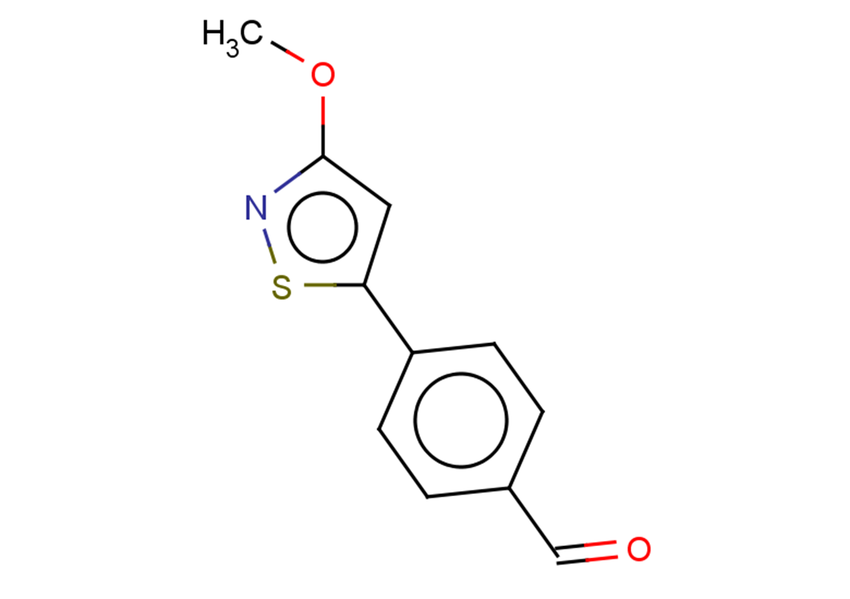4-(3-methoxy-1,2-thiazol-5-yl)benzaldehyde