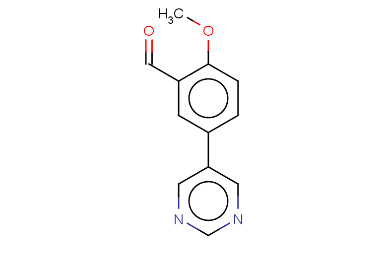 2-methoxy-5-(pyrimidin-5-yl)benzaldehyde
