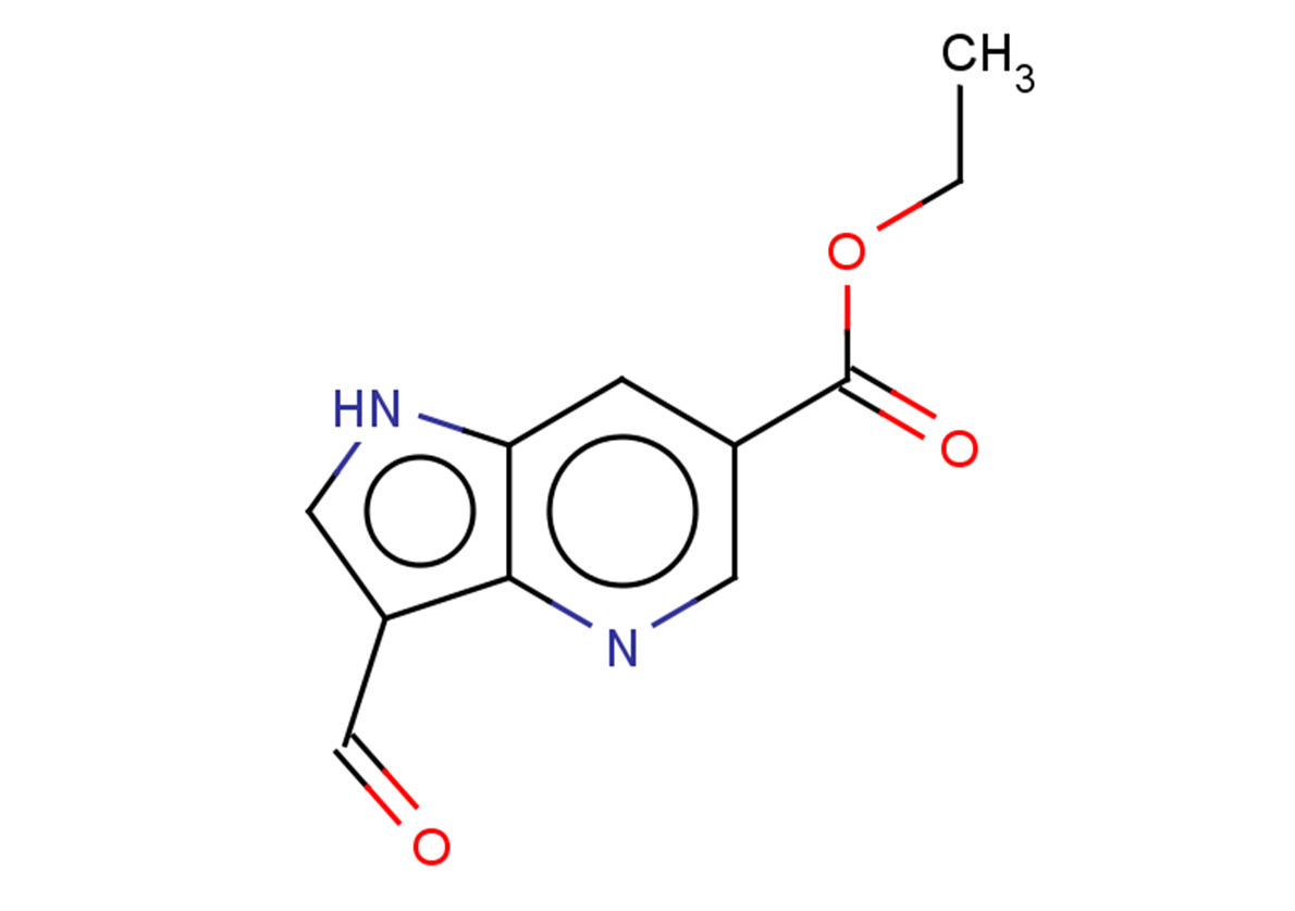 ethyl 3-formyl-1H-pyrrolo[3,2-b]pyridine-6-carboxylate