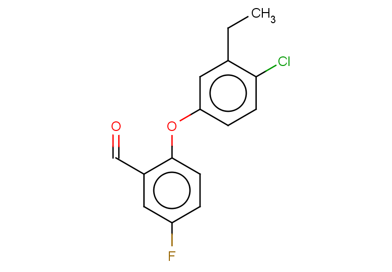 2-(4-chloro-3-ethylphenoxy)-5-fluorobenzaldehyde