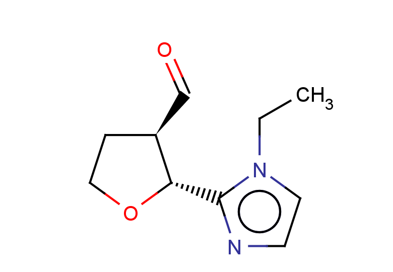 rac-(2R,3R)-2-(1-ethyl-1H-imidazol-2-yl)oxolane-3-carbaldehyde, trans