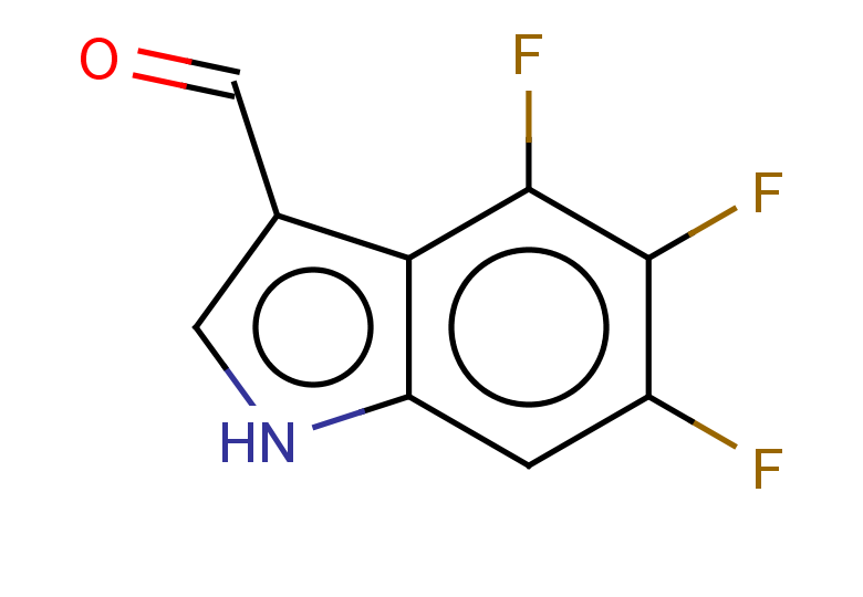 4,5,6-trifluoro-1H-indole-3-carbaldehyde