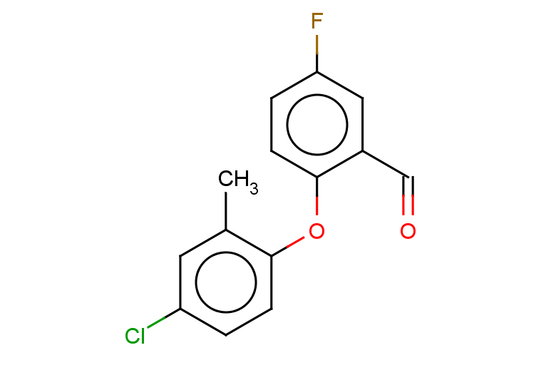 2-(4-chloro-2-methylphenoxy)-5-fluorobenzaldehyde