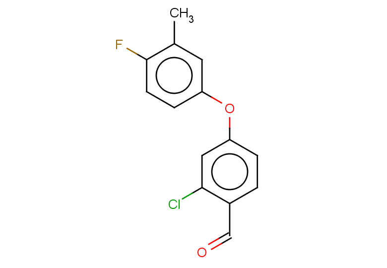 2-chloro-4-(4-fluoro-3-methylphenoxy)benzaldehyde