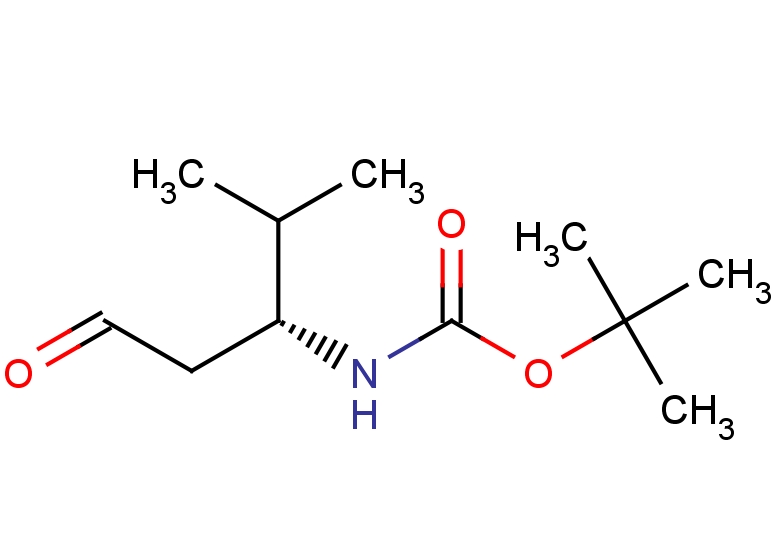 tert-butyl N-[(3R)-4-methyl-1-oxopentan-3-yl]carbamate