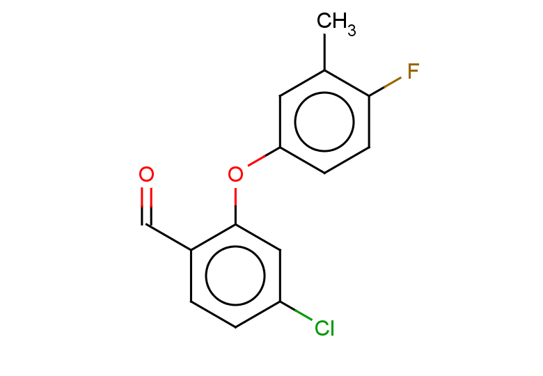 4-chloro-2-(4-fluoro-3-methylphenoxy)benzaldehyde