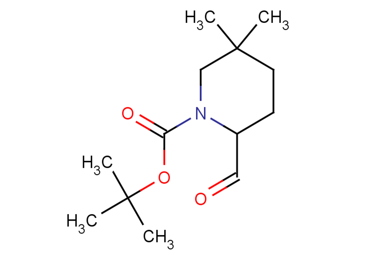 tert-butyl 2-formyl-5,5-dimethylpiperidine-1-carboxylate