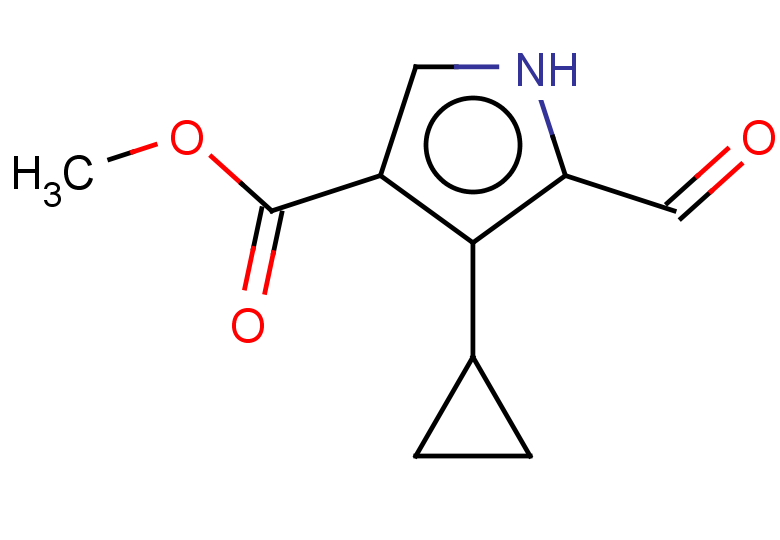 methyl 4-cyclopropyl-5-formyl-1H-pyrrole-3-carboxylate