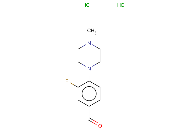 3-fluoro-4-(4-methylpiperazin-1-yl)benzaldehyde dihydrochloride