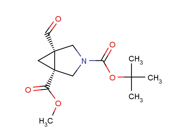rac-3-tert-butyl 1-methyl (1R,5S)-5-formyl-3-azabicyclo[3.1.0]hexane-1,3-dicarboxylate, cis