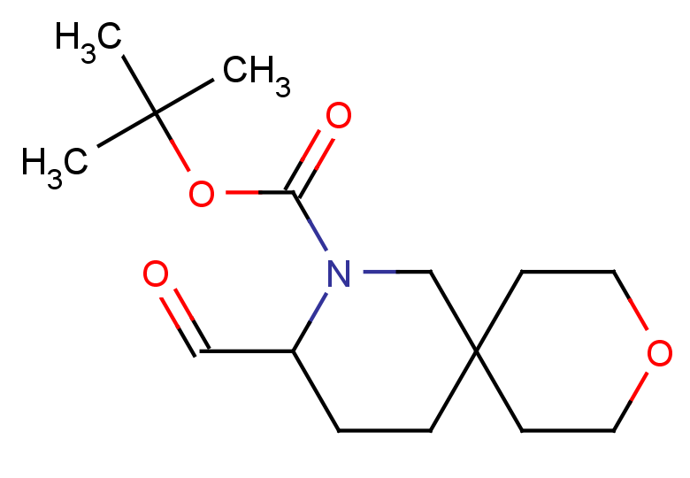 tert-butyl 3-formyl-9-oxa-2-azaspiro[5.5]undecane-2-carboxylate