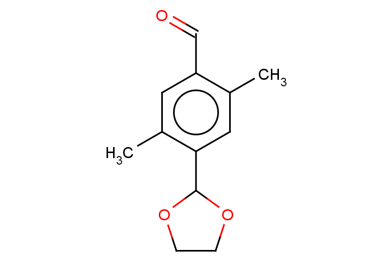 4-(1,3-dioxolan-2-yl)-2,5-dimethylbenzaldehyde