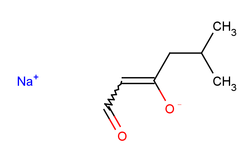 sodium 5-methyl-1-oxohex-2-en-3-olate