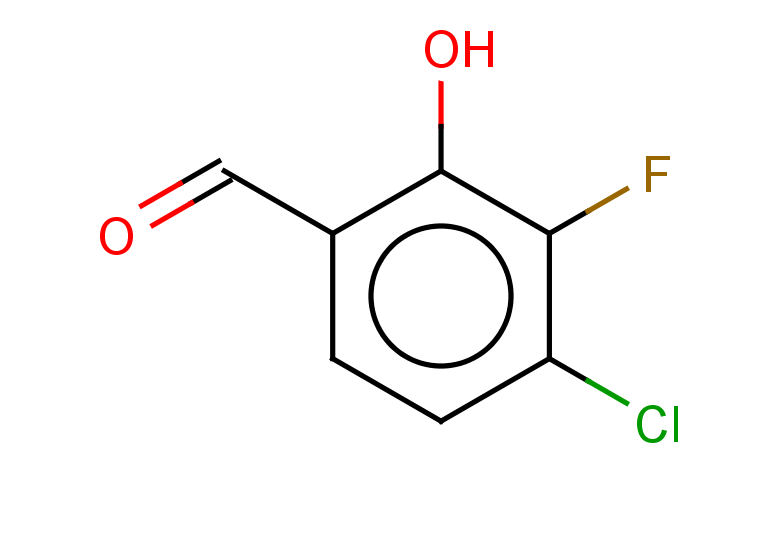 4-chloro-3-fluoro-2-hydroxybenzaldehyde