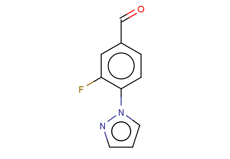 3-fluoro-4-(1H-pyrazol-1-yl)benzaldehyde