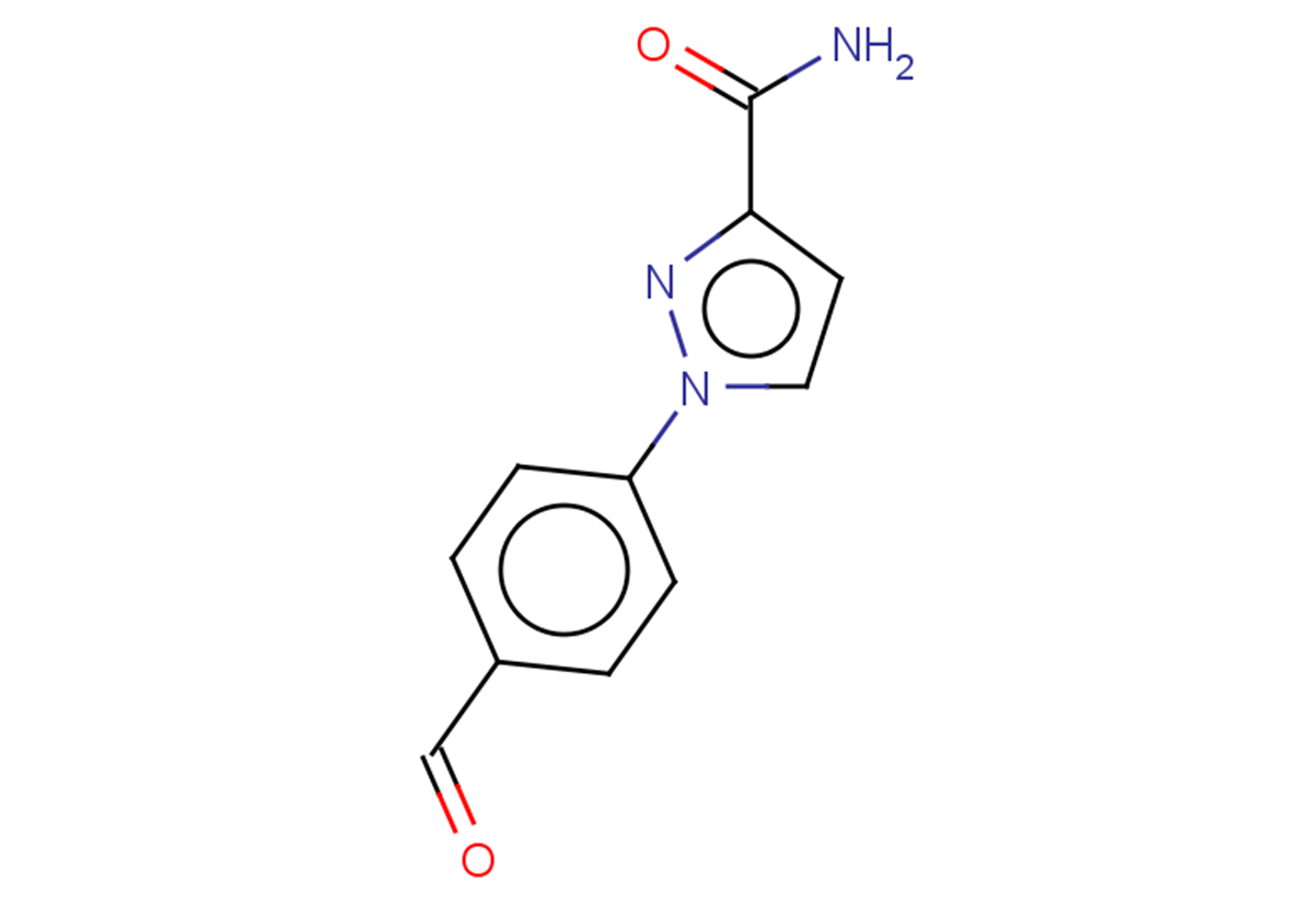 1-(4-formylphenyl)-1H-pyrazole-3-carboxamide