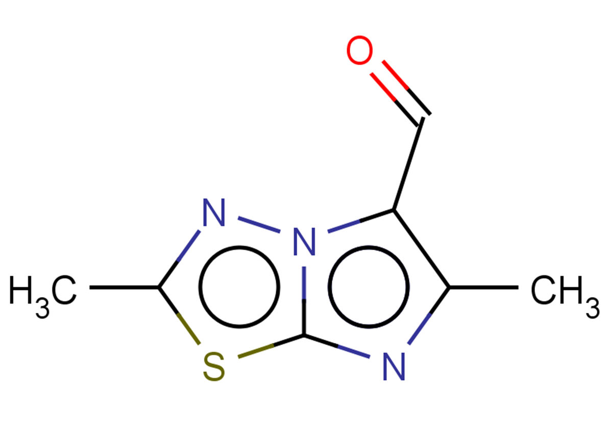 2,6-dimethylimidazo[2,1-b][1,3,4]thiadiazole-5-carbaldehyde