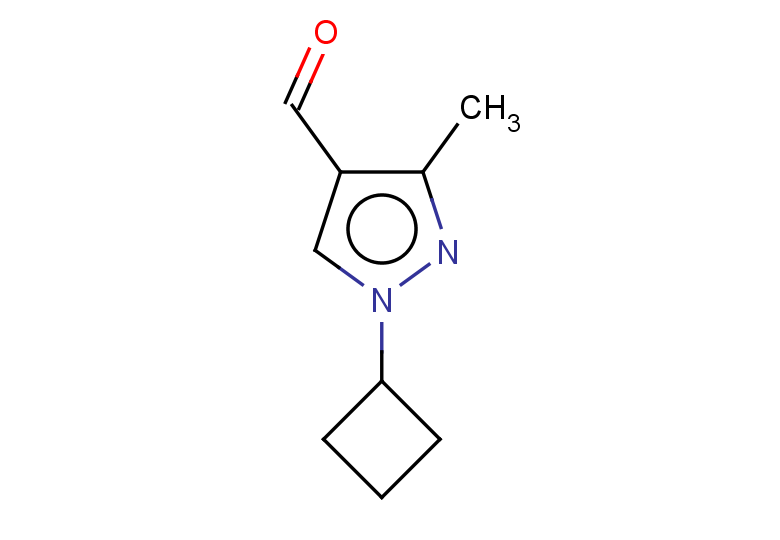 1-cyclobutyl-3-methyl-1H-pyrazole-4-carbaldehyde