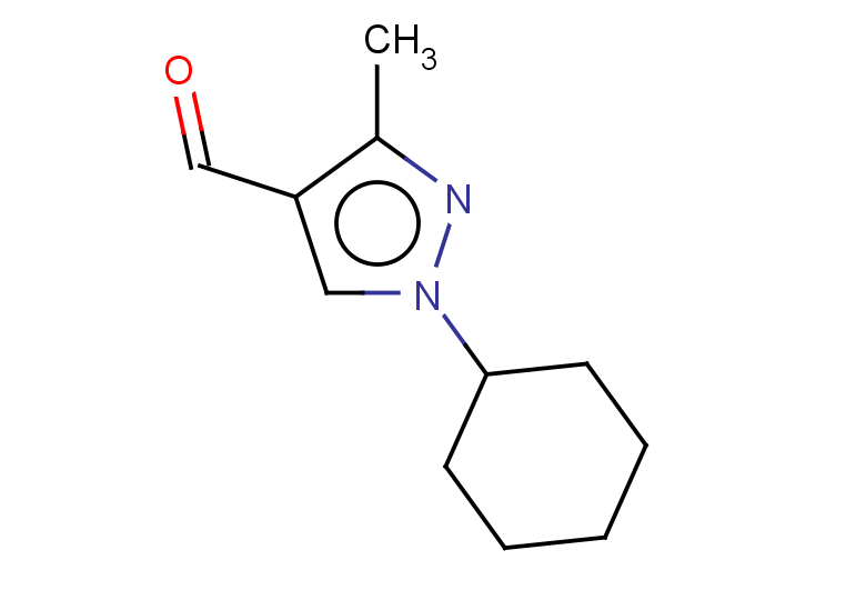1-cyclohexyl-3-methyl-1H-pyrazole-4-carbaldehyde