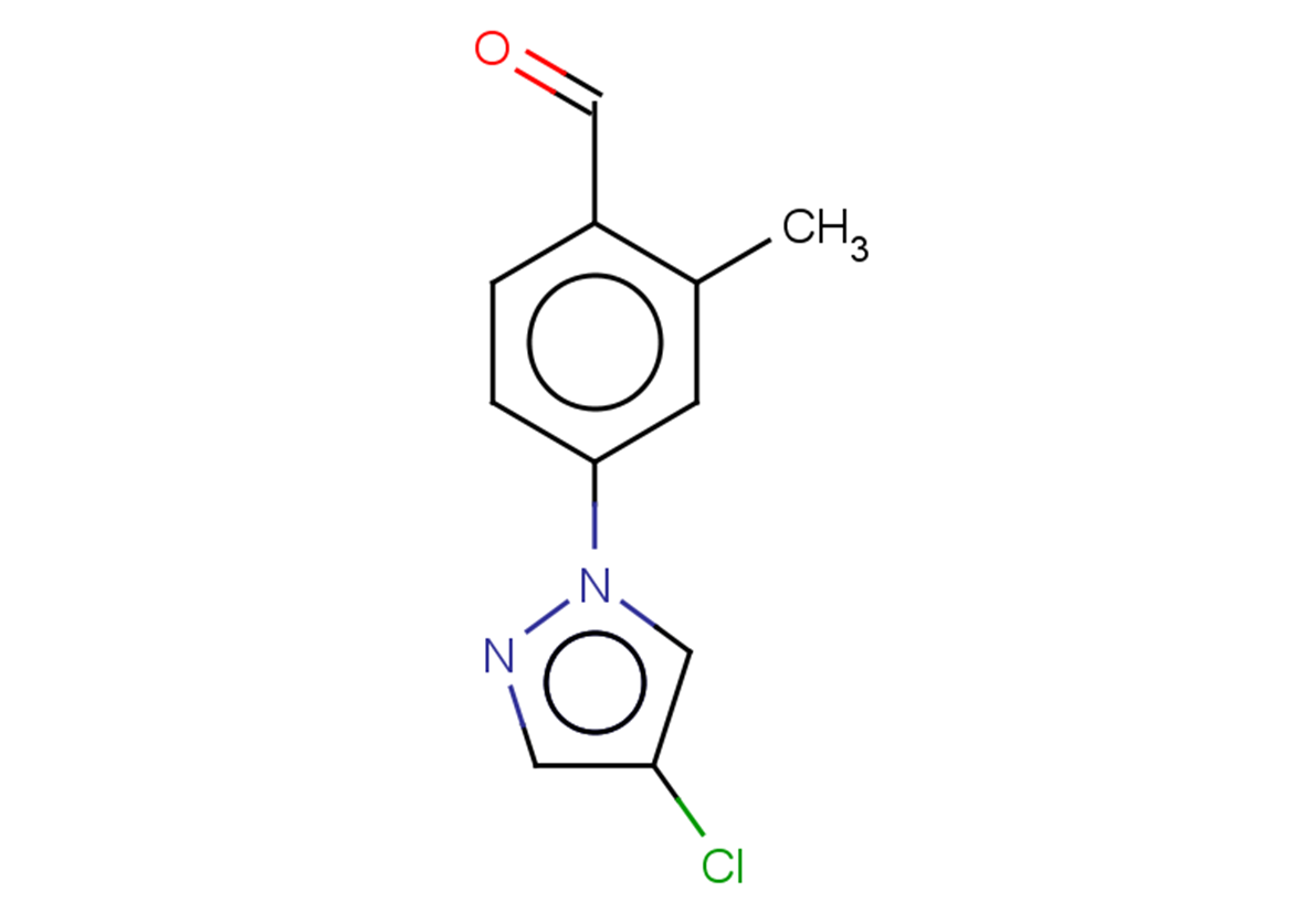 4-(4-chloro-1H-pyrazol-1-yl)-2-methylbenzaldehyde