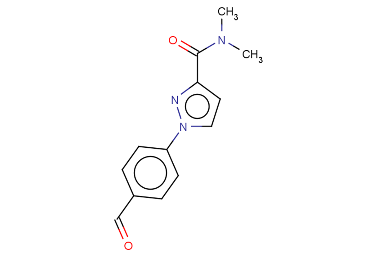 1-(4-formylphenyl)-N,N-dimethyl-1H-pyrazole-3-carboxamide