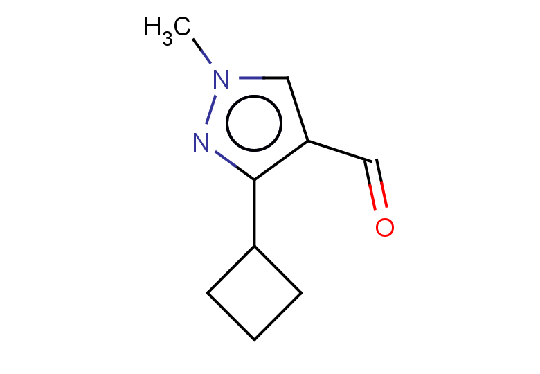 3-cyclobutyl-1-methyl-1H-pyrazole-4-carbaldehyde
