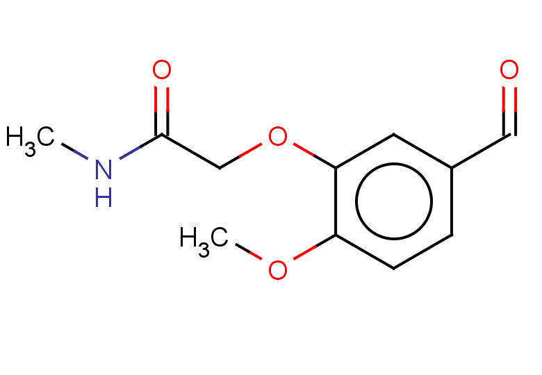 2-(5-formyl-2-methoxyphenoxy)-N-methylacetamide