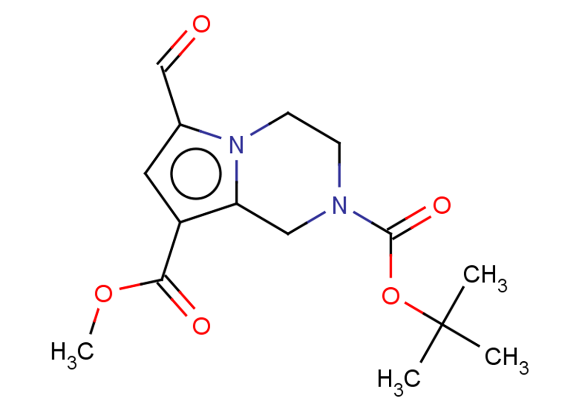2-tert-butyl 8-methyl 6-formyl-1H,2H,3H,4H-pyrrolo[1,2-a]pyrazine-2,8-dicarboxylate