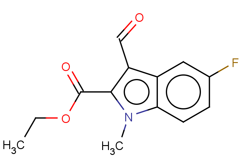 ethyl 5-fluoro-3-formyl-1-methyl-1H-indole-2-carboxylate