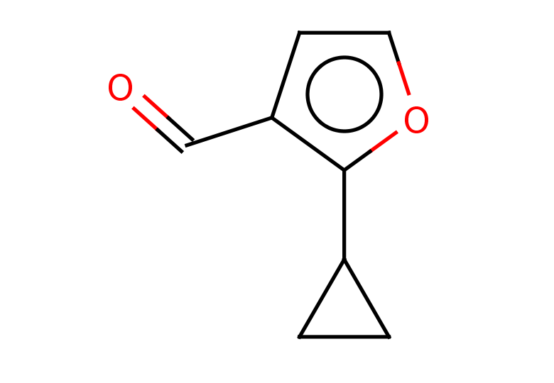 2-cyclopropylfuran-3-carbaldehyde