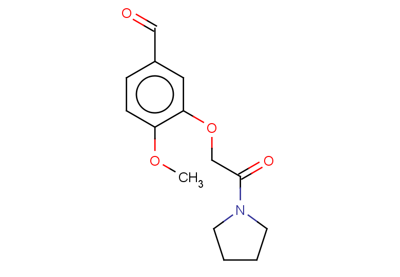 4-methoxy-3-[2-oxo-2-(pyrrolidin-1-yl)ethoxy]benzaldehyde