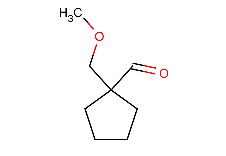 1-(methoxymethyl)cyclopentane-1-carbaldehyde