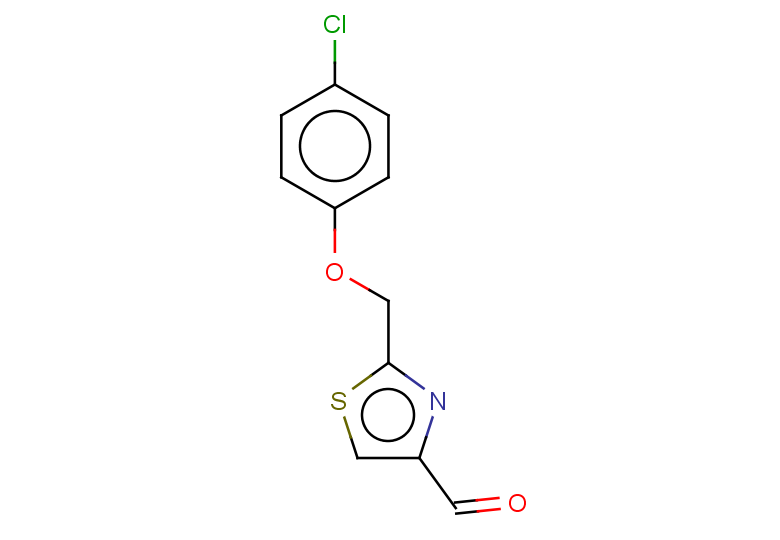2-(4-chlorophenoxymethyl)-1,3-thiazole-4-carbaldehyde