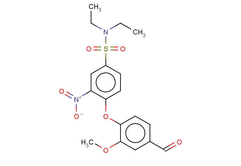 N,N-diethyl-4-(4-formyl-2-methoxyphenoxy)-3-nitrobenzene-1-sulfonamide