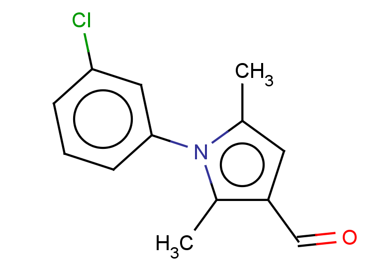 1-(3-chlorophenyl)-2,5-dimethyl-1H-pyrrole-3-carbaldehyde