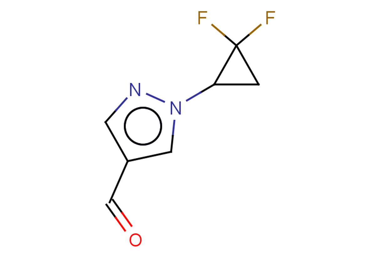 1-(2,2-difluorocyclopropyl)-1H-pyrazole-4-carbaldehyde