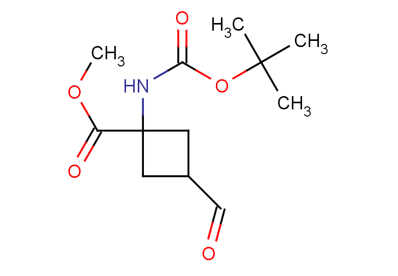 methyl 1-{[(tert-butoxy)carbonyl]amino}-3-formylcyclobutane-1-carboxylate