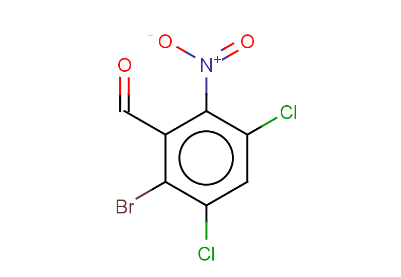 2-bromo-3,5-dichloro-6-nitrobenzaldehyde