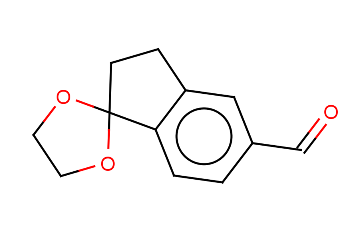 2',3'-dihydrospiro[1,3-dioxolane-2,1'-indene]-5'-carbaldehyde